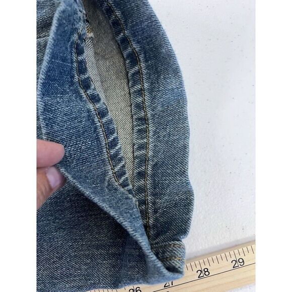 Levi Strauss Signature Men's 33 X 32 Relaxed Straight Denim Jeans Riding Cowboy - Picture 10 of 10